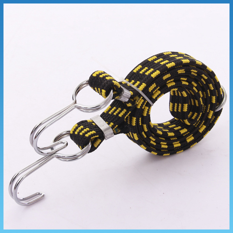 [Correa de motocicleta] Carga de bicicleta cuerda elástica cuerda elástica de equipaje elástica de coche eléctrico