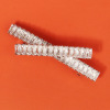 Fashionable universal hairgrip, zirconium, bangs, simple and elegant design, internet celebrity