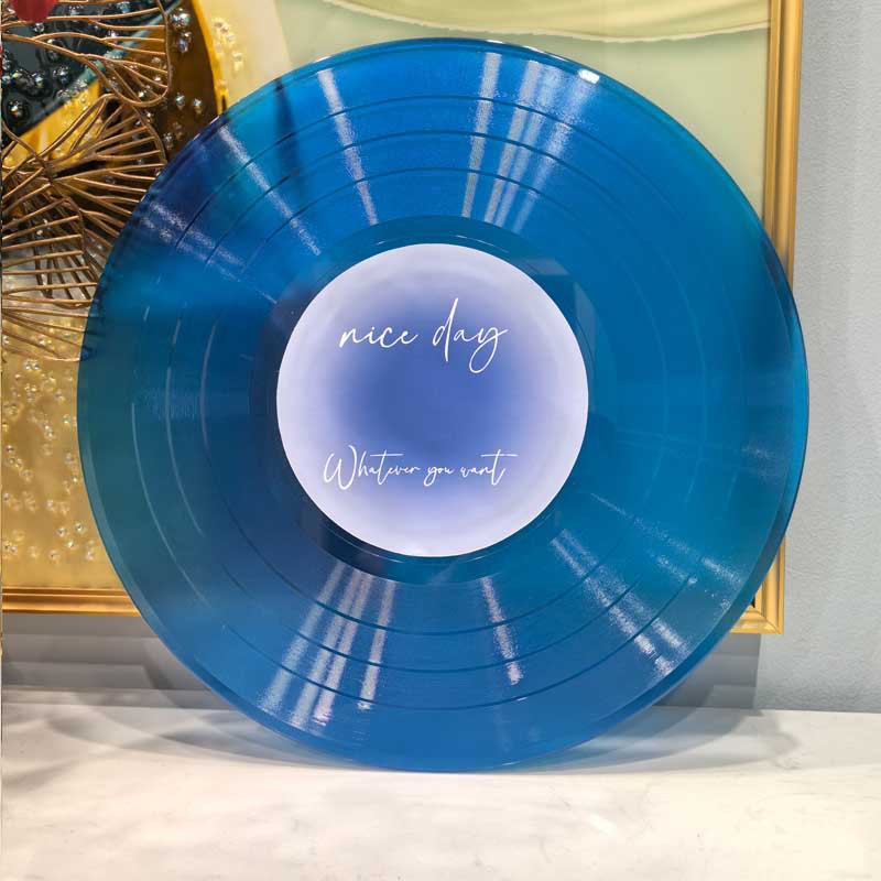 Creative color vinyl record living room study decoration DIY retro nostalgic imitation record gift