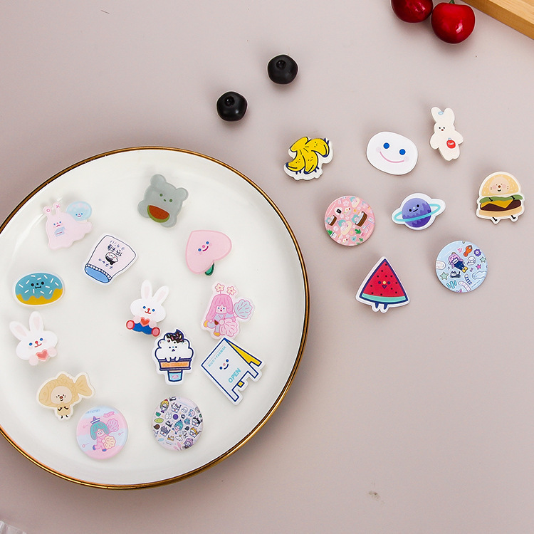 Insソフト萌えかわいいアニメアクリルブローチ子供プレゼントバッジ個性ストラップアクセサリー卸売り|undefined
