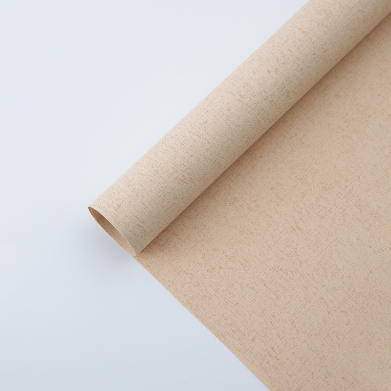 Papel de regalo rojo neto de doble cara de Rosa del arte floristería al por mayor material floral color sólido papel de regalo en relieve de la flor