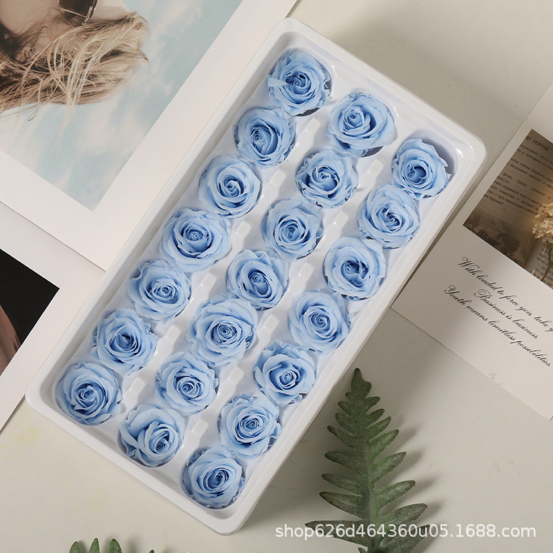 Flores inmortales Grado B 2 - 3cm rosas pequeñas flores frescas flores secas rosas DIY oso unicornio regalos de boda