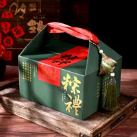 Подарочная коробка для рисовых клецок на Празднике лодок-драконов с ручными подарочными коробками
