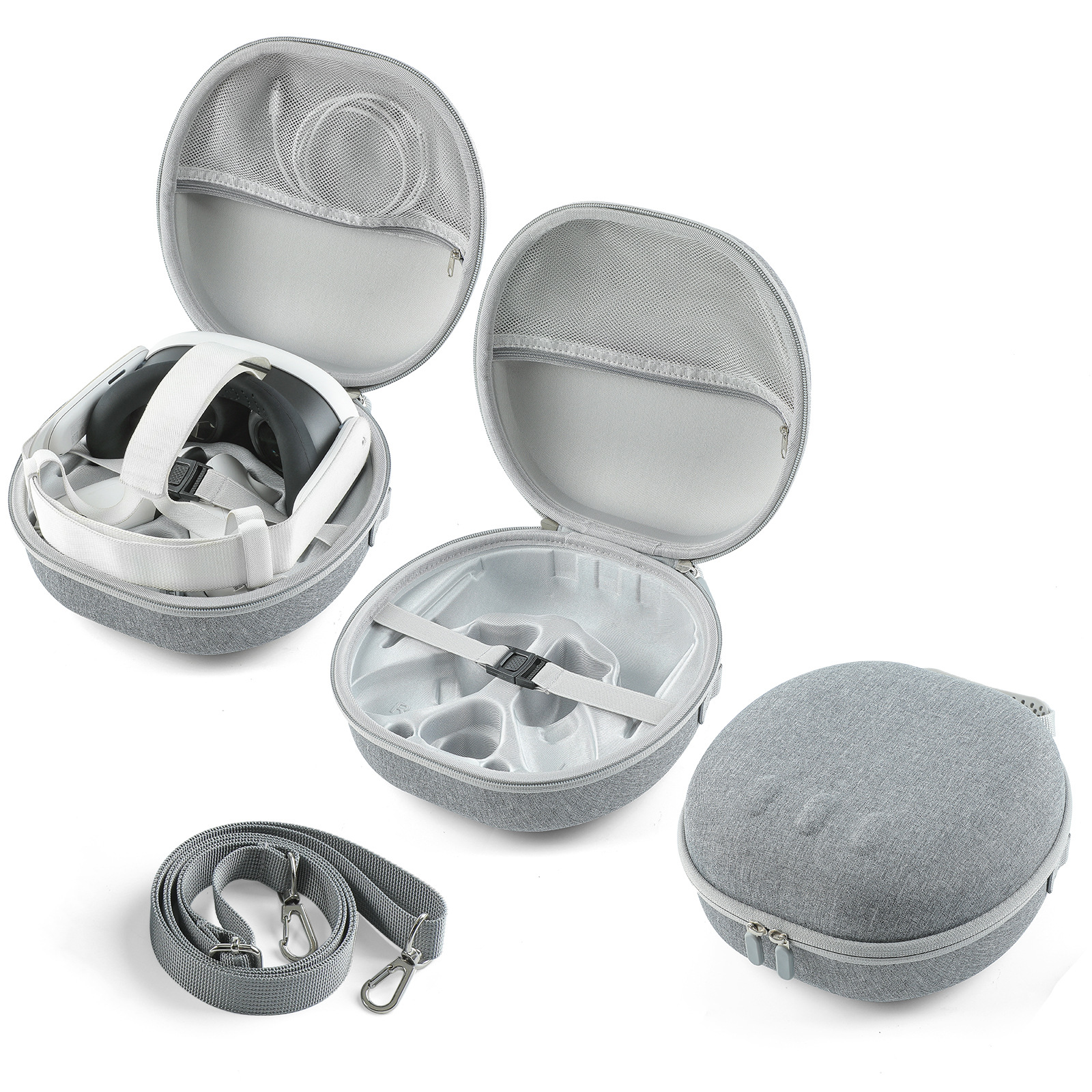 En stock Meta Quest3 VR gafas bolsa de almacenamiento VR cabeza mango resistente a la caída resistente a los arañazos bolsa portátil Accesorios