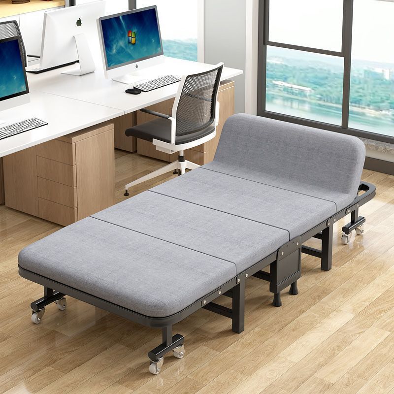 四折叠午休床折叠床8轮医院陪护床办公室午休神器四折折叠单人床