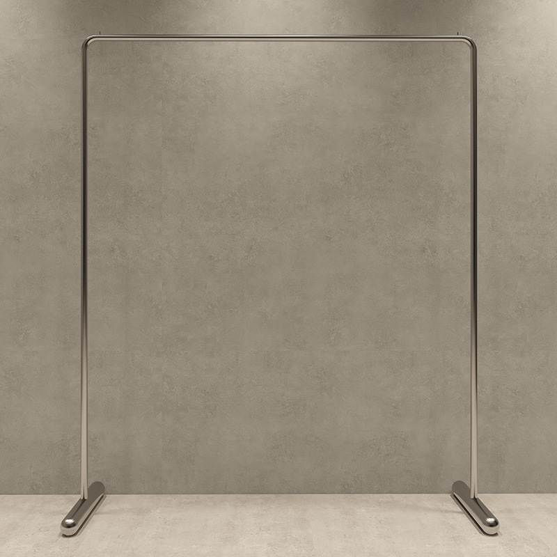 [스타일 4 개의 둥근 모서리] 1.2m 길이 * 1.7m 높이 실버 거울