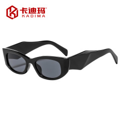 新款不规则夏日防晒户外太阳镜 跨境欧美ins个性墨镜高级太阳眼镜