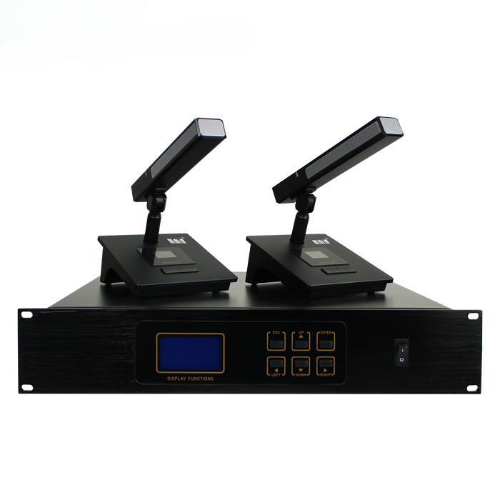 Sistema de teleconferencia de mano en mano con cable digital sin envío, ingeniería de sala de conferencias de micrófono de escritorio de Jiangxi