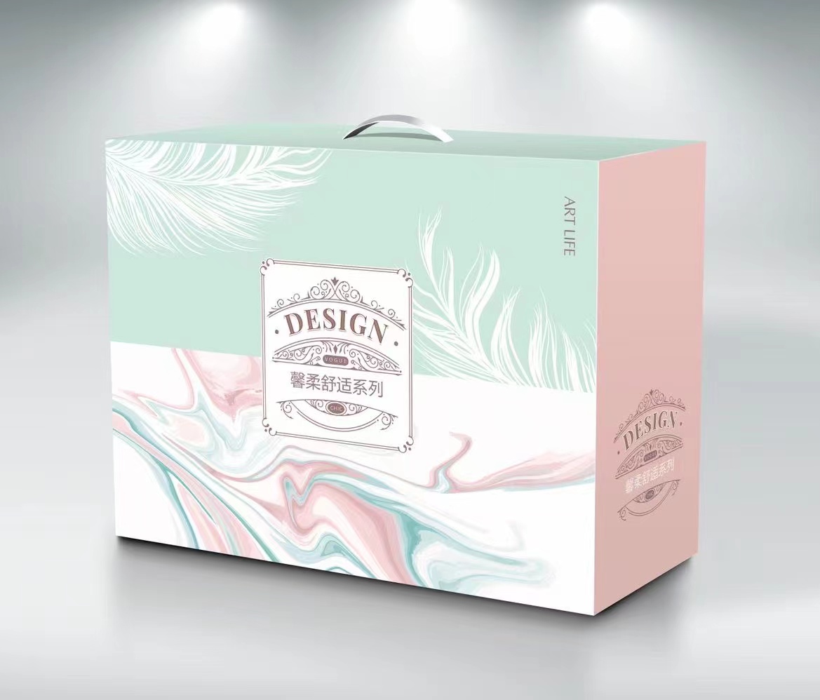 Hecha a medida verano fresco está acondicionado por la actividad abierta caja de regalo de seda verano embalaje caja de cartón en stock puede agregar logotipo