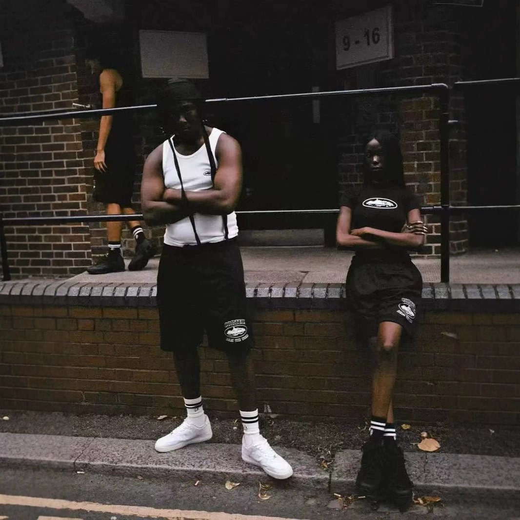 CORTEIZ Американские модные летние шорты для спорта и отдыха, свободные, дышащие, быстросохнущие сетчатые баскетбольные брюки, не выше колена.