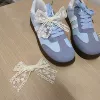 Кружевная бант-застёжка для шнурков (1 шт.)