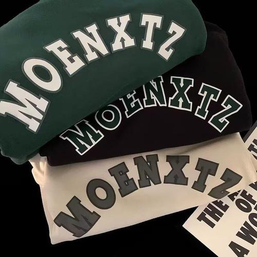 Men's Hooded Sweatshirt, Spring and Autumn Season, Ins-inspired Hong Kong Style, Loose Fit, Trendy Brand with Letter Print, Versatile Jacket