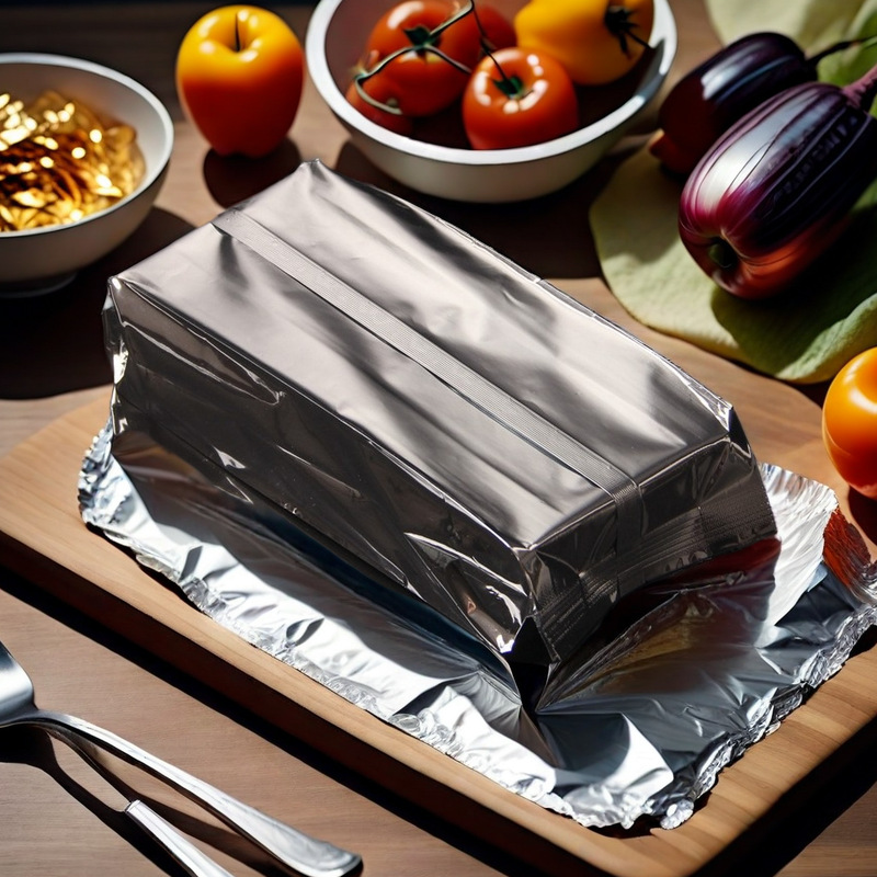 通用锡箔纸包装袋铝箔袋茶叶机器封口风琴袋125g现货批发真空袋