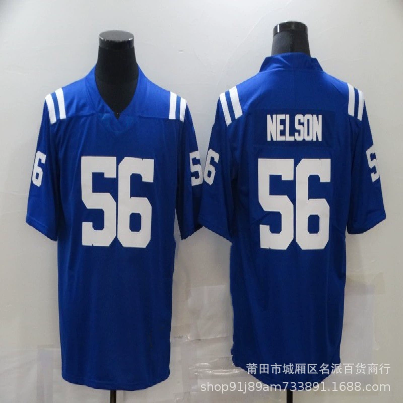 Футболка НХЛ колец Colts 28#5#56# NFL модель оптовая поставка из-за рубежа одно поколение футбольной формы