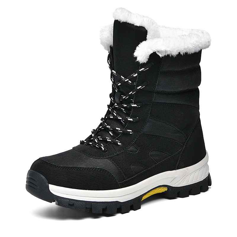 Botas de Nieve Altas de Camuflaje para Mujer, Cuero Sintético, Térmico, para Deportes image 6
