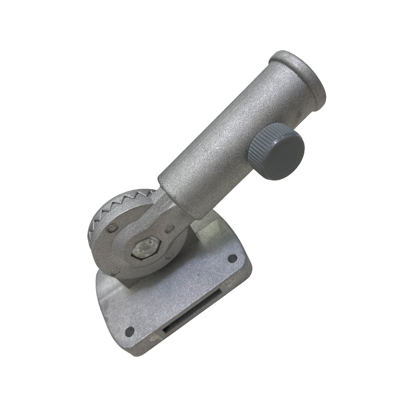 Base de asta de bandera ajustable oblicua plug-in ajustable nacional flagpole base carretera luz poste fijo bandera soporte de bandera publicidad