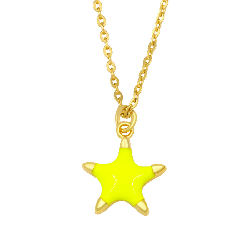 Collar Con Colgante De Estrella De Mar Simple display picture 6