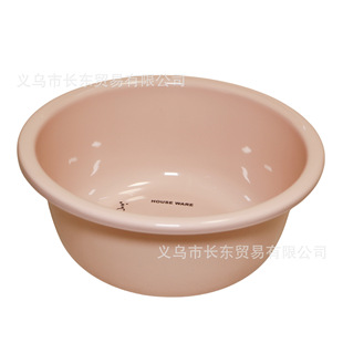 Candy Color Round Thickened 25cm Washbasin Baby Washbasin Children Washbasin Household Plastic Washbasin Vegetable Laundry