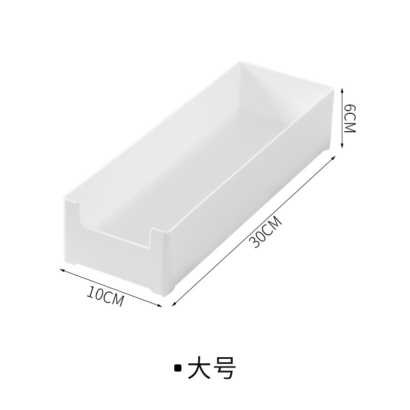 Cocina simple cajón caja de almacenamiento escritorio pluma sundries cosméticos papelería cocina PP plástico organización caja al por mayor