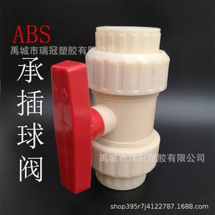 Abs Pipe Abs Double Live Ball Valve Abs Double Off Valve Wholesale and Retail All-Plastic Ball Valve Two-Way Valve