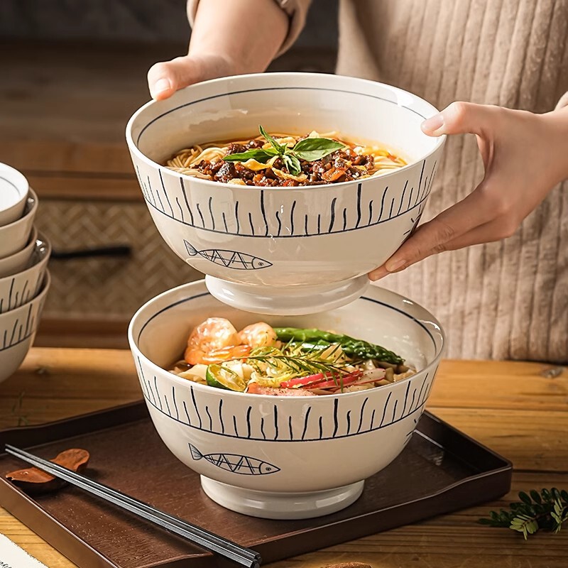 Ceramic Rice Bowl Personal Tableware Set for Home Use 2026 New Model with High Aesthetic Value and Particularly Beautiful Design