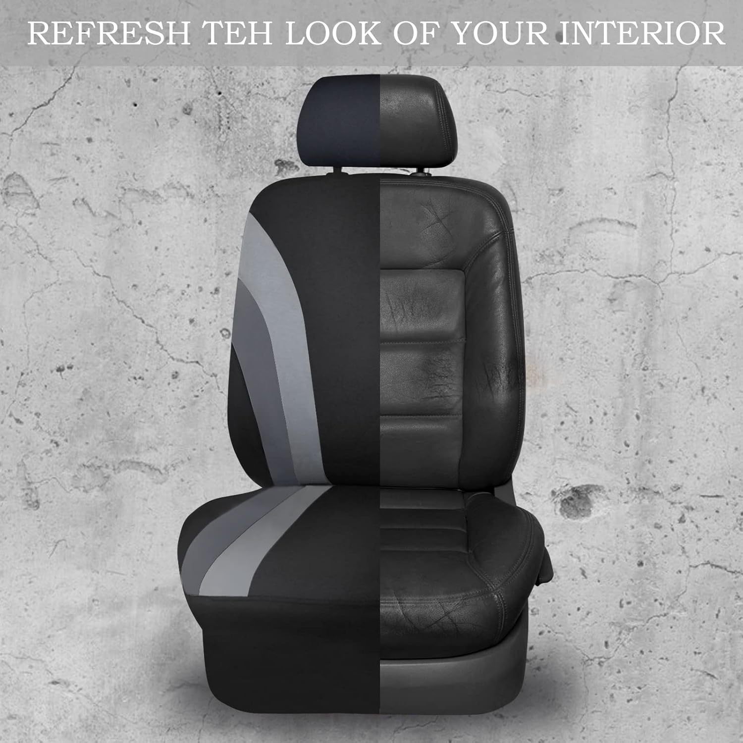 Foreign Trade Cross-Border Popular Model in Europe, America, and Mexico, Temu Amazon Universal Car Seat Cover Set with Double Waistline, 9-Piece Set