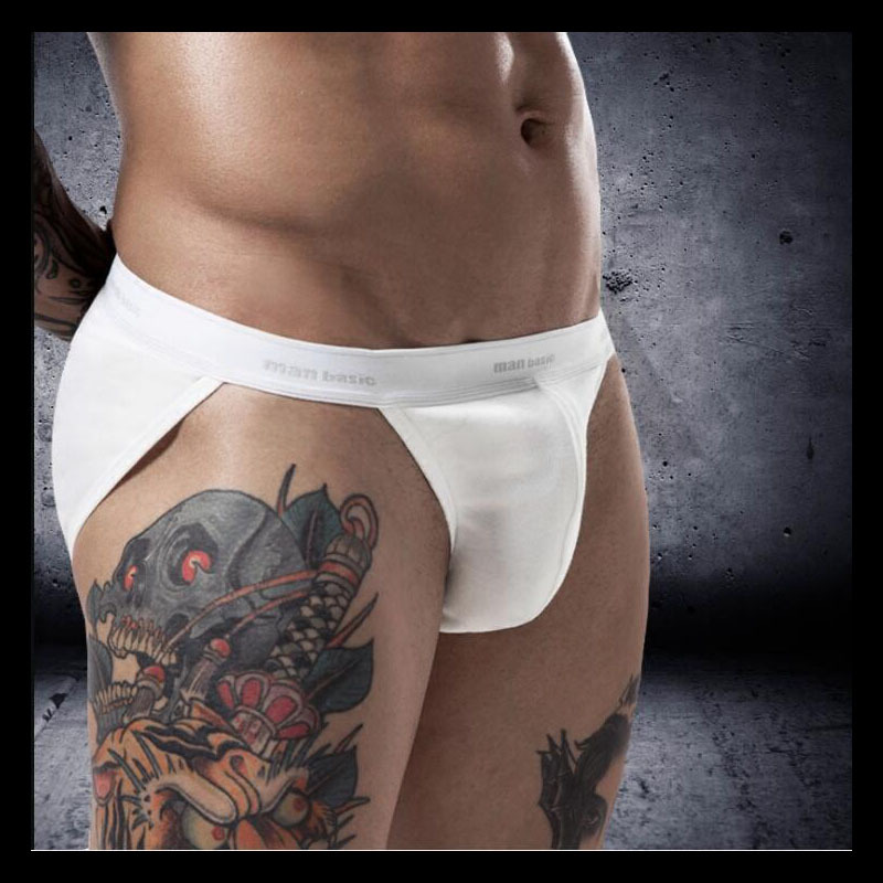 Low Waist Sexy Men's Briefs Cotton Underwear High Fork Pants