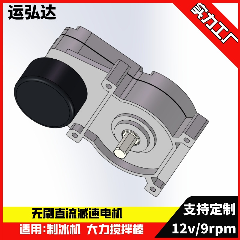 5520无刷电机大扭力低转速12v制冰机直流无刷垃圾处理减速微型