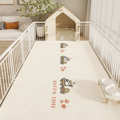 Stain-Resistant Foot Mats for Entry – Avtomobil döşəmə paspasları - puppy-pulls-train-4060cmone-touch-clean