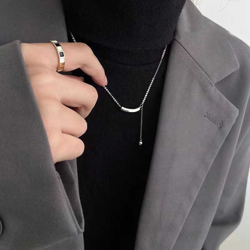 cable chain Chain Type 1 Piece Quantity Wholesale Jewelry Casual Simple Style Solid Color Titanium Steel Polishing Necklace