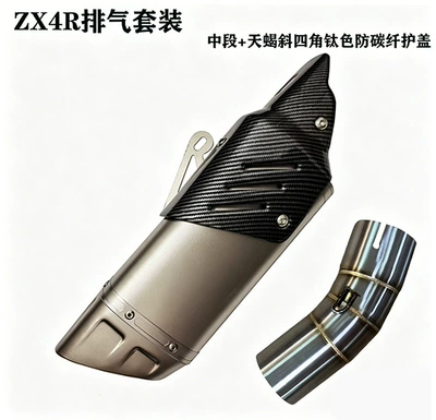 250 400 Z900 RC R6, Exhaust pipe - 10-zx4r-industrial-and-trade-triangle-set-laser