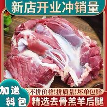 一整箱羊肉批發羊肉羊腿整只切塊散養6-8個月后腿肉現殺冷凍新鮮