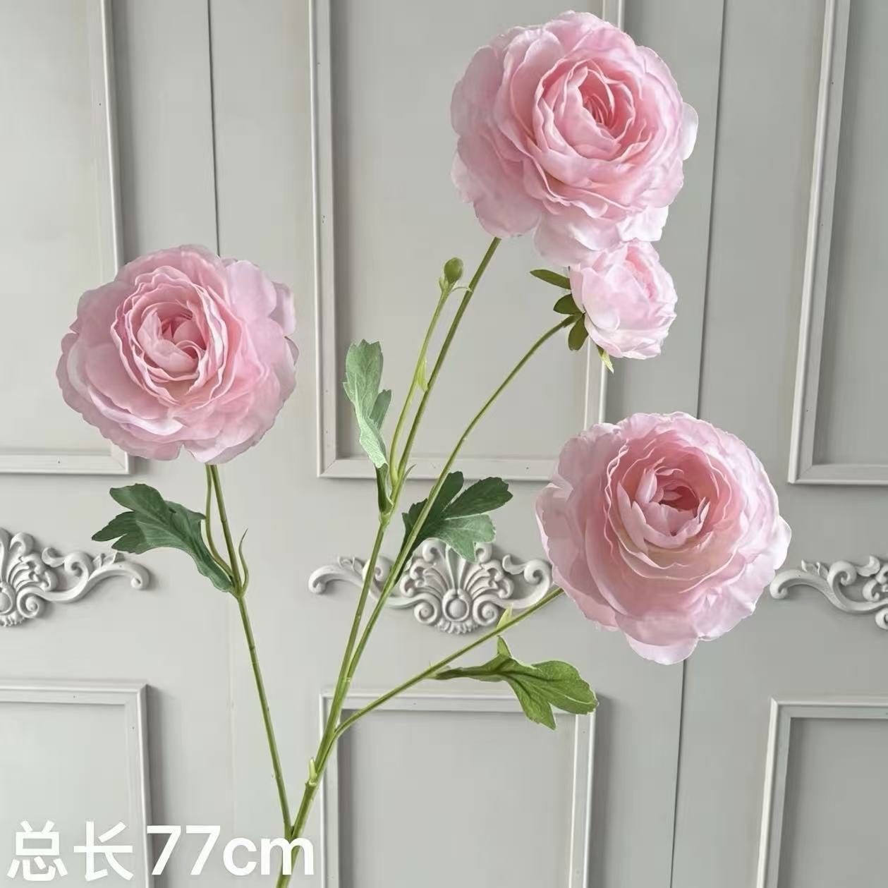 핑크 네 머리 연꽃