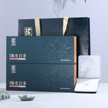 陈皮白茶正宗2015年福鼎白茶2013年新会陈皮小方片铁盒高档礼盒装