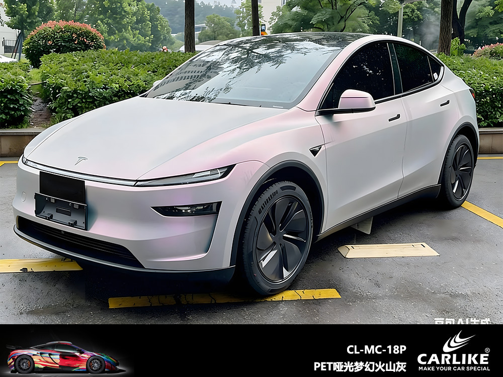 Carlake color mágico cambiando el color del coche completo película cambiante fantasía volcánica película de cuerpo gris superficie brillante película de coche completo