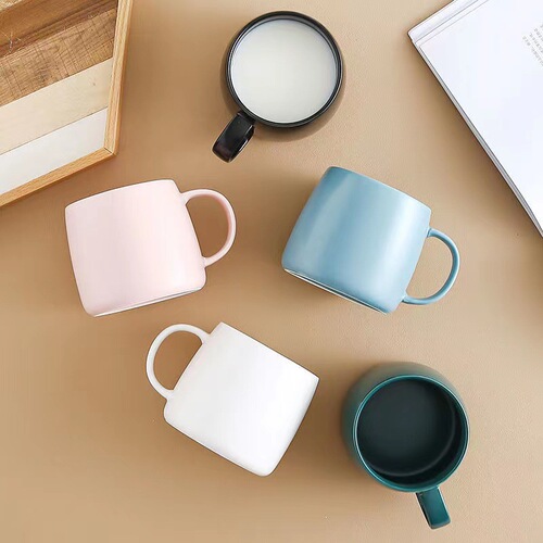 Wholesale ceramic mugs creative large belly cups water cups with printed logo advertising cups conference cups printed with image logo gifts