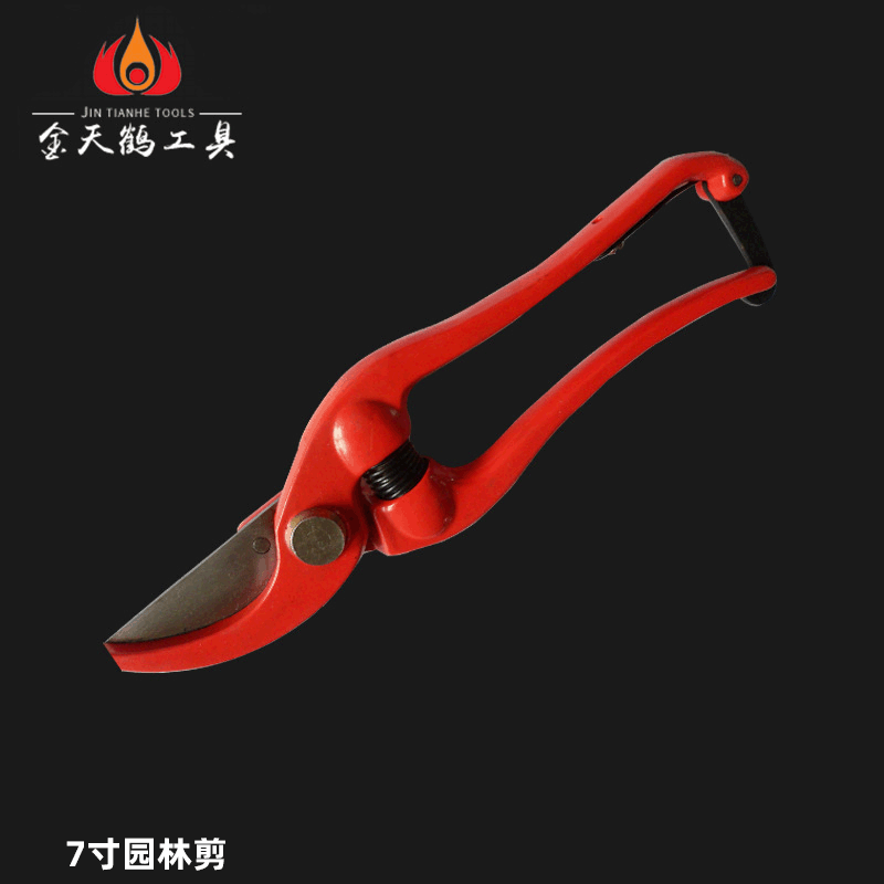 供应高碳钢园林剪323 金天鹤8寸树枝剪园林剪