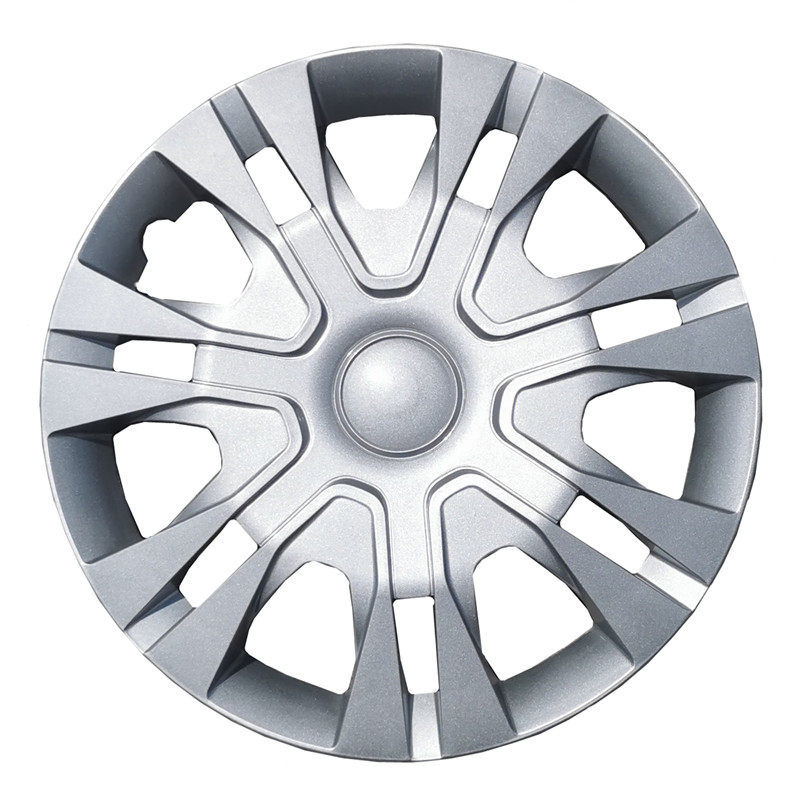 Hub cover | Universal Iron Wheel - 14-inch-ky-style-silver-1pc