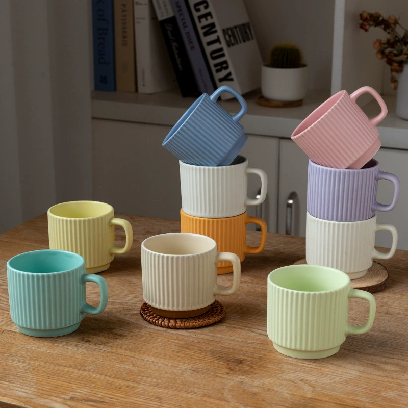 Печенье Макарун цвета мармелада - чашка керамическая Mark Cup в Simple coffee cup, подарок мероприятие