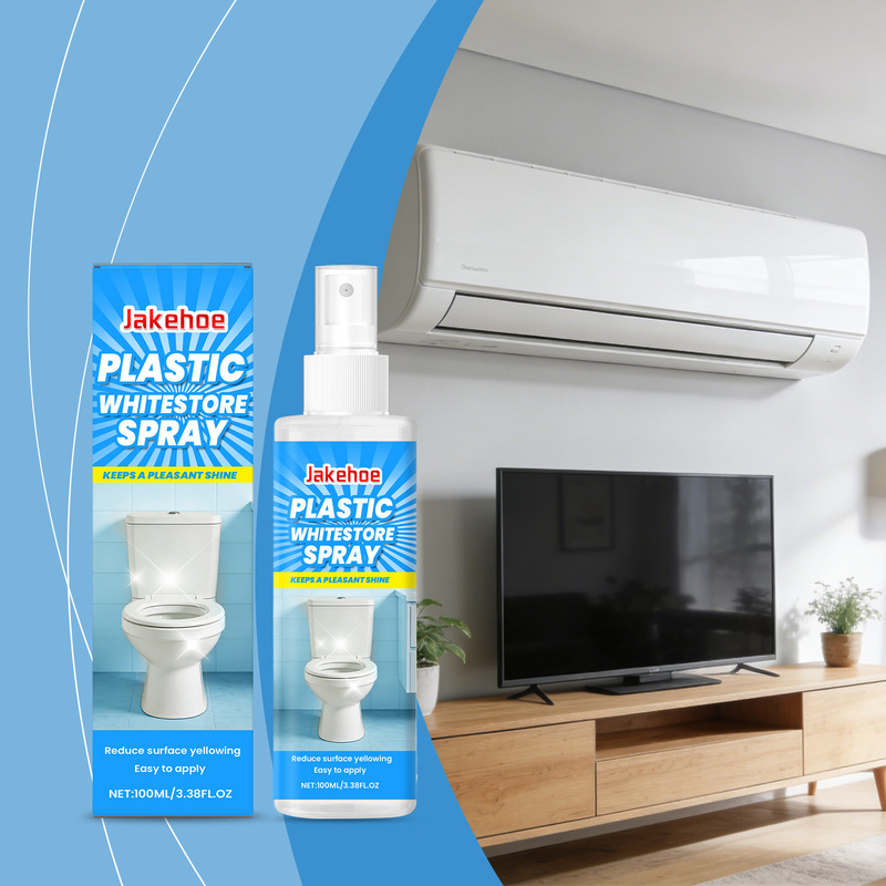 JAKEHOE Plastic Cleaning Spray is suitable for multi-scenario surface renovation and maintenance of air conditioners, refrigerators, and toilets JAKEHOE Plastic Cleaning Spray is suitable for multi-scenario surface renovation and maintenance of air conditioners, refrigerators, and toilets