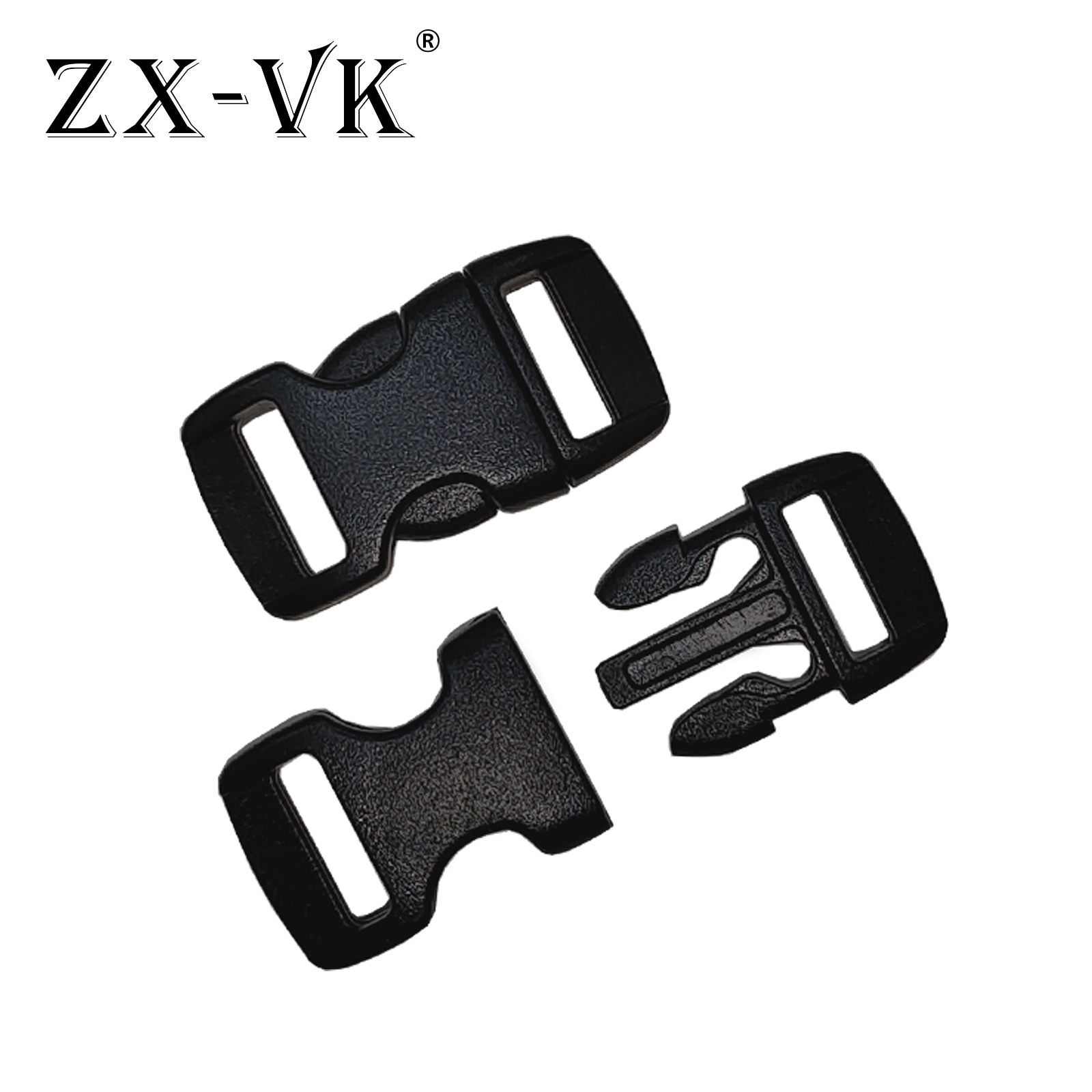 En stock al por mayor 10mm accesorios de equipaje hebilla de plástico mochila de plástico hebilla niño y madre tarjeta hebilla Correa hebilla ajustable hebilla image 6