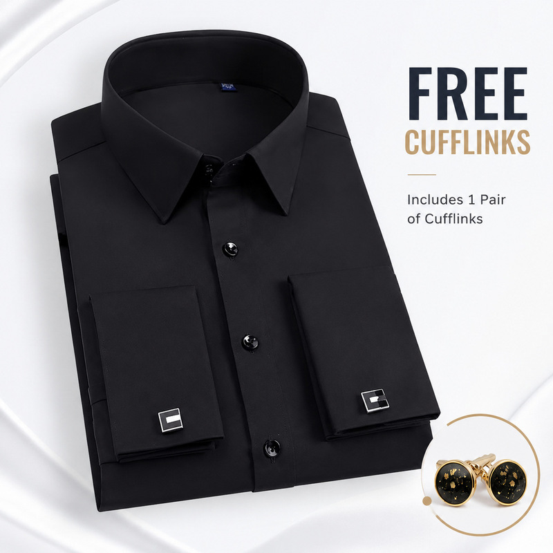 Hot Sale Men's Shirt Men's Casual Shirt Business High-end Cufflinks Men's Shirt Hot Sale Men's Shirt Men's Casual Shirt Business High-end Cufflinks Men's Shirt
