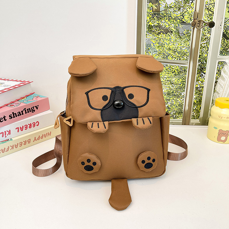 Nuevas mochilas para niños de dibujos animados lindas gafas perros niñas y niñas mochilas para niños de jardín de infantes mochilas de moda