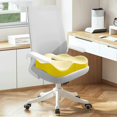 Backrest Cushion Breathable One-Piece Headrest - light-orange-color-matching-cushion-one-size-fits-all-cushion