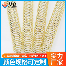 跨境DIY电镀单线圈 台历挂历装订线圈 螺旋文具配件装订单线圈