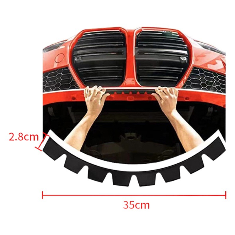 Los fabricantes suministran el labio delantero del coche tira decorativa anticolisión pala frontal tira antiarañazos tira decorativa universal del coche tira anticolisión