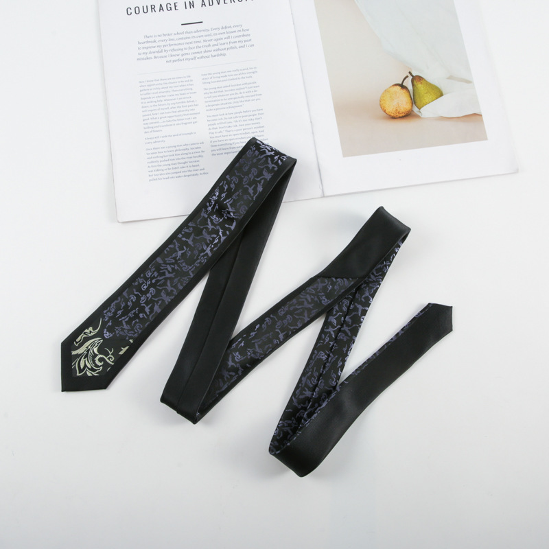 Hand-Tied Tie with 6cm Edge for Business, Professional, and Formal Wear, Paired with Suits and Shirts, High Density