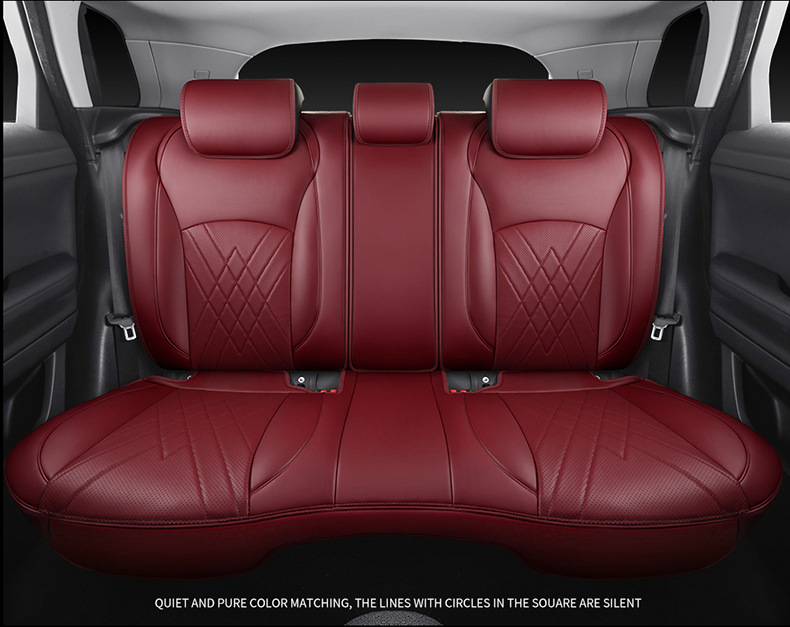 Car seat cushion chic high-end semi-enclosed simple leather seat cushion special car modified seat cover