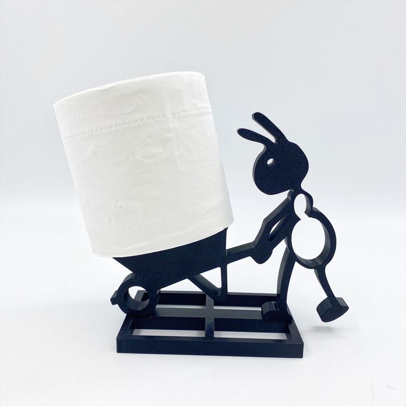 跨境热卖3d打印Ant paper roll holder蚂蚁卷纸架浴室卷纸摆件|undefined