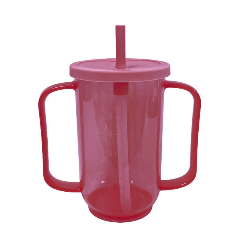 Taza de cuidado para ancianos cuidado de cama Taza de alimentación de flujo Taza de comida Taza de cuidado del paciente Taza antiestrangulador a prueba de fugas